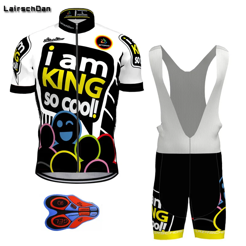 

SPTGRVO LairschDan Quick Dry Cycling Jersey 9DGEL Pad Set 2019 Pro Team Short Sleeve Cycling Clothing Maillot Ropa Ciclismo Suit
