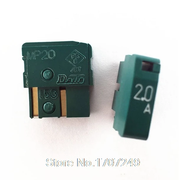 10pcs DAITO Alarm Fuse MP20 2A 125V Fanuc CNC