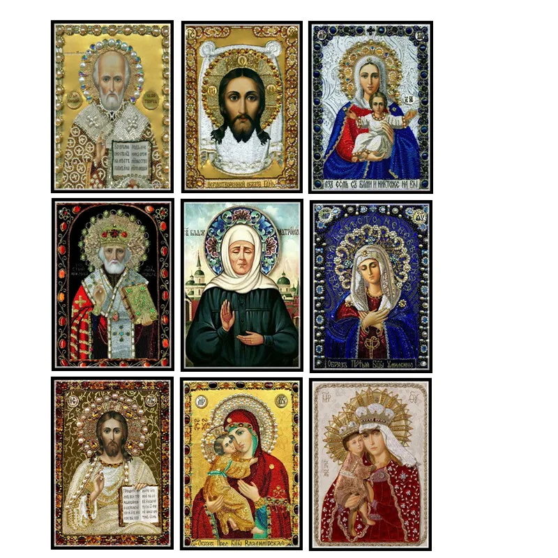 

Diy 5d diamond painting religious crystal diamond mosaic picture embroidery pattern embroidery handmade new year gift