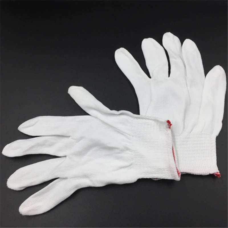 8 пар белых перчаток, чистящие хлопчатобумажные садовые перчатки, садовые перчатки для роз, ручные перчатки для кухни и дома