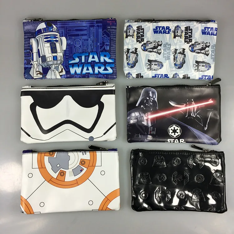 Pencilcase Звездные войны ручная сумка StarWar мультфильм канцелярские принадлежности с аниме футляр для карандашей мешочек кошельки кожа молния пенал кошелёк