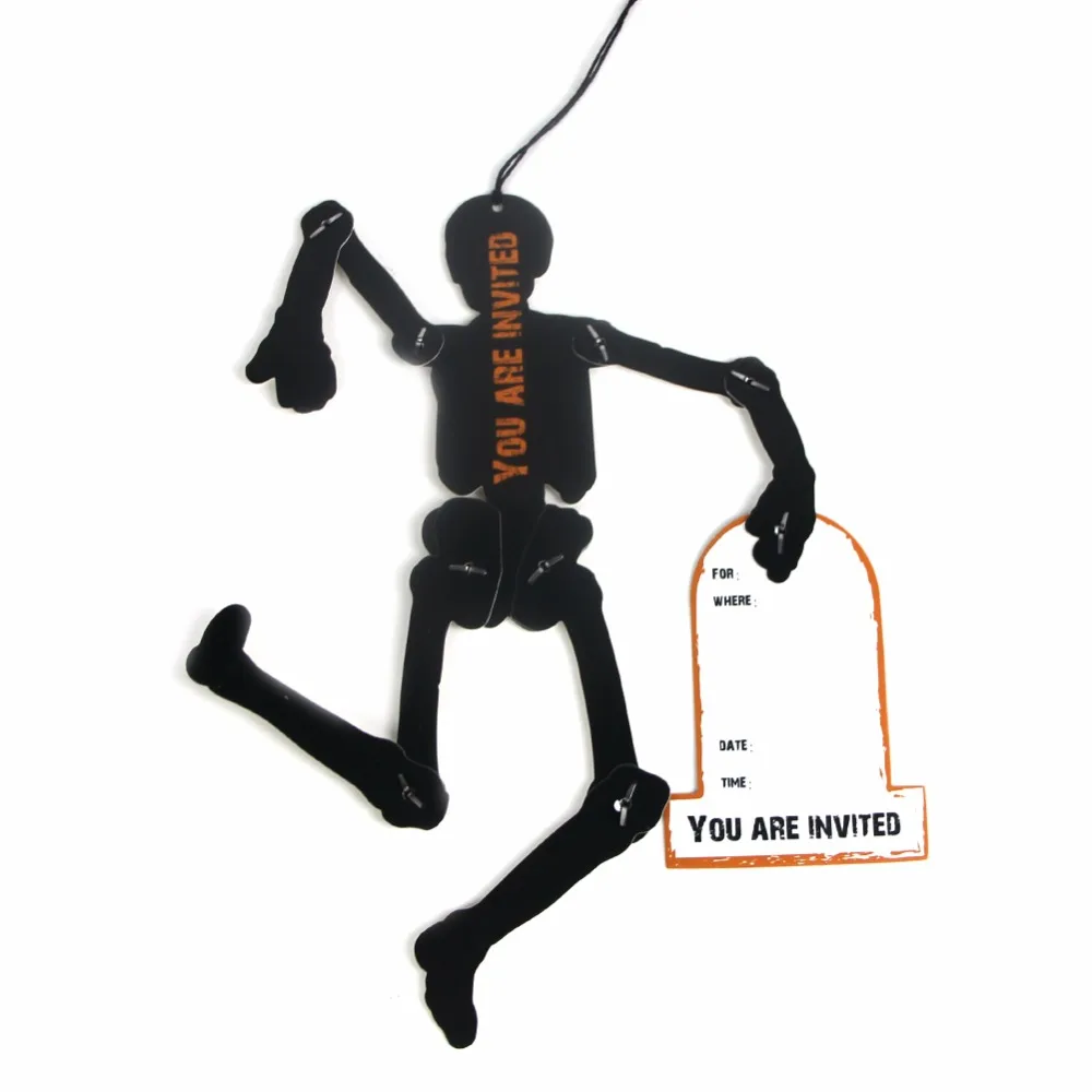 10pcsset halloween skeleton decoration scary halloween decorations clearance hanging halloween decorations for invitation card