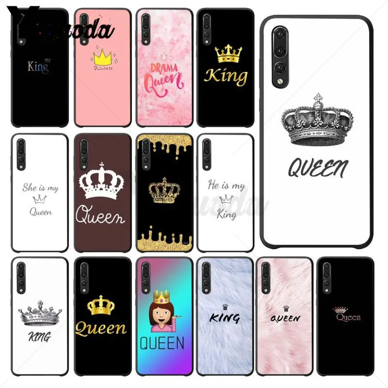 buy Yinuoda queen and king pink princess DIY Luxury phone Case For huawei honor 8x p20 pro p20lite mate10pro nova 3i mate20pro funda