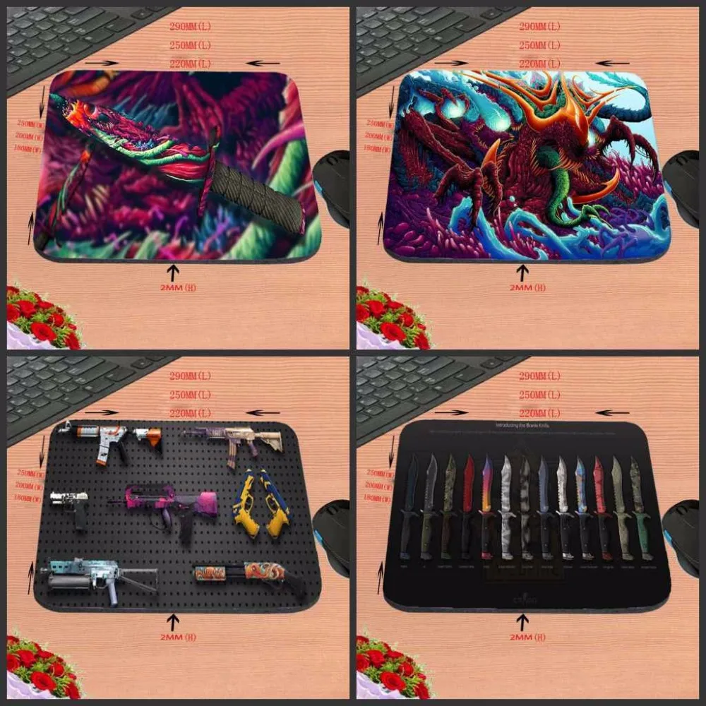 Mairuige NO Locking Edge Rubber Gun Mousepads for Cs Go Counter Strike