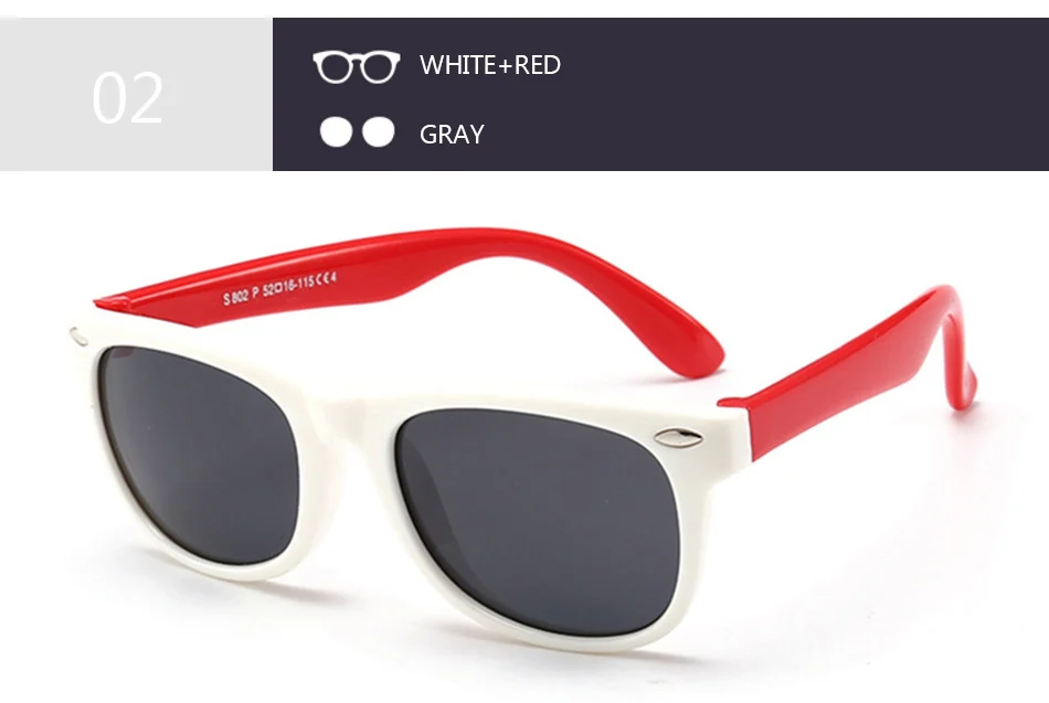 Детские солнцезащитные очки мальчики девочки безопасности солнцезащитные очки подарок для детей Baby UV400 Gafas