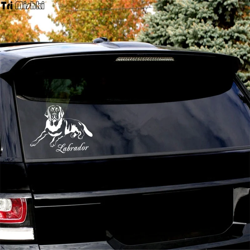 Tri Mishki HZX421 15*19.5см лабрадор наклейки на авто автомобиль наклейка авто|car sticker|car sticker