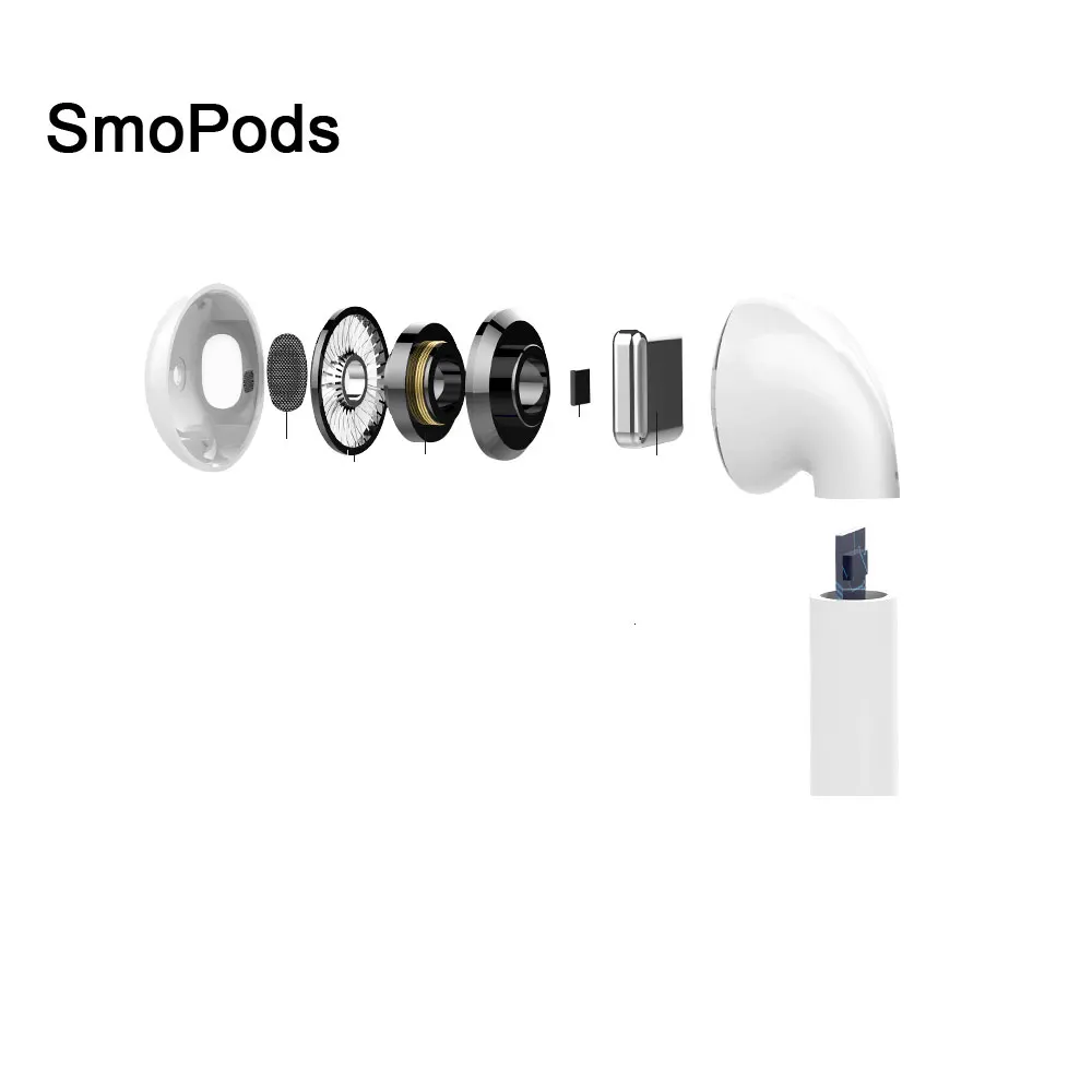 SmoPods APO 1 оригинальный Hi Fi H1 чип 1:1 смарт сенсор Bluetooth 5 0 TWS наушники бесплодной