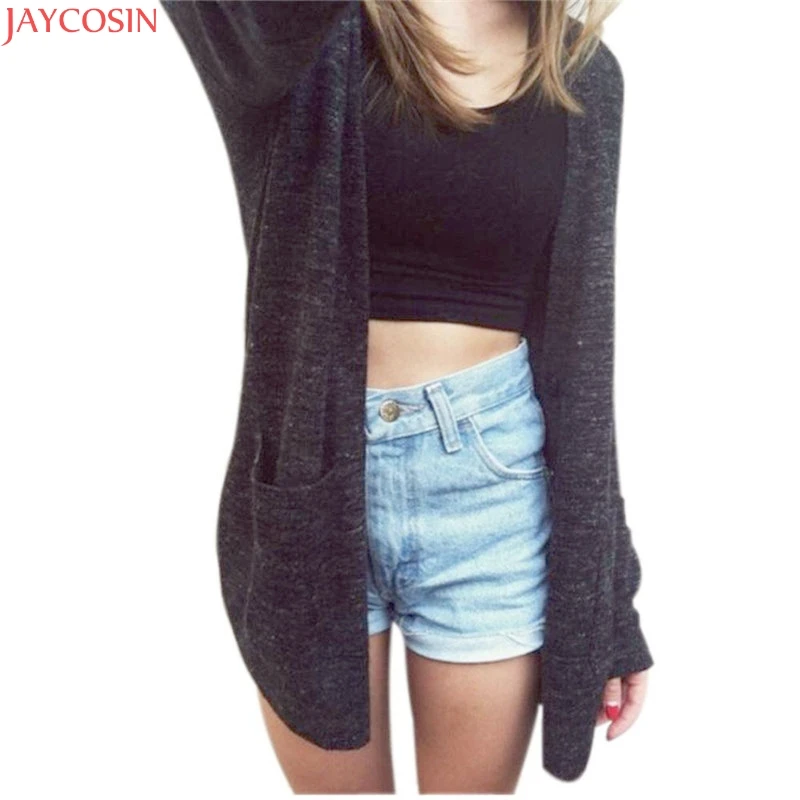 Women Sweater Long Cardigan 2019 Fashion Autumn Winter Style Sleeve Loose Thick Knitted female Sweaters Coat |