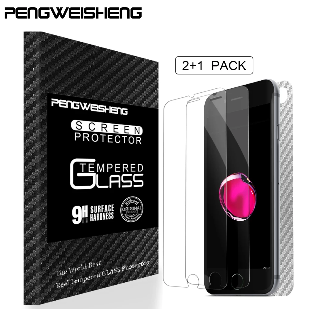 [Luxury Wooden pack] For iphone X 8 7 7plus 6s Plus Matte Premium Screen Protector  Premium Glass Frosted Tempered glass film