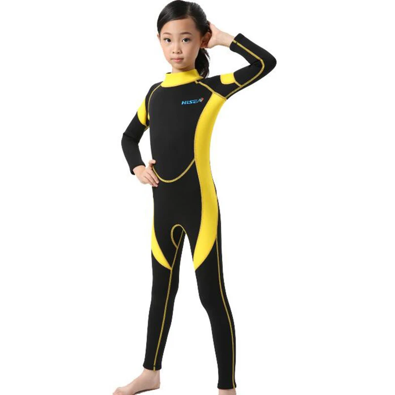 HOT-2-5MM-Neoprene-Scuba-Diving-Wet-suits-Kids-Swimwear-Red-Blue-Yellow-Surfing-Snorkeling-Rear (3)