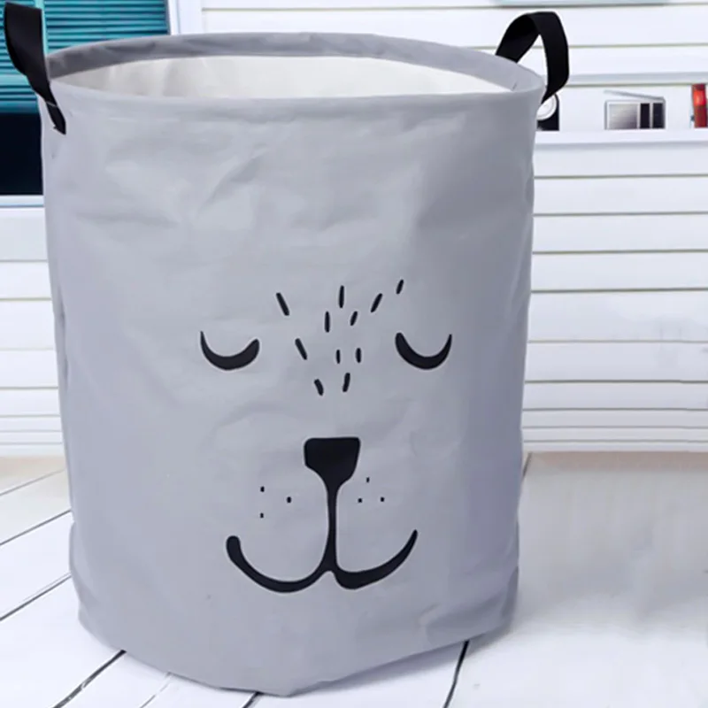 Складная корзина для белья для грязной одежда игрушки мешок для корзин органайзер для домашнего хранения стиральная организации 33,5*43 см для ухода за ребенком для мам