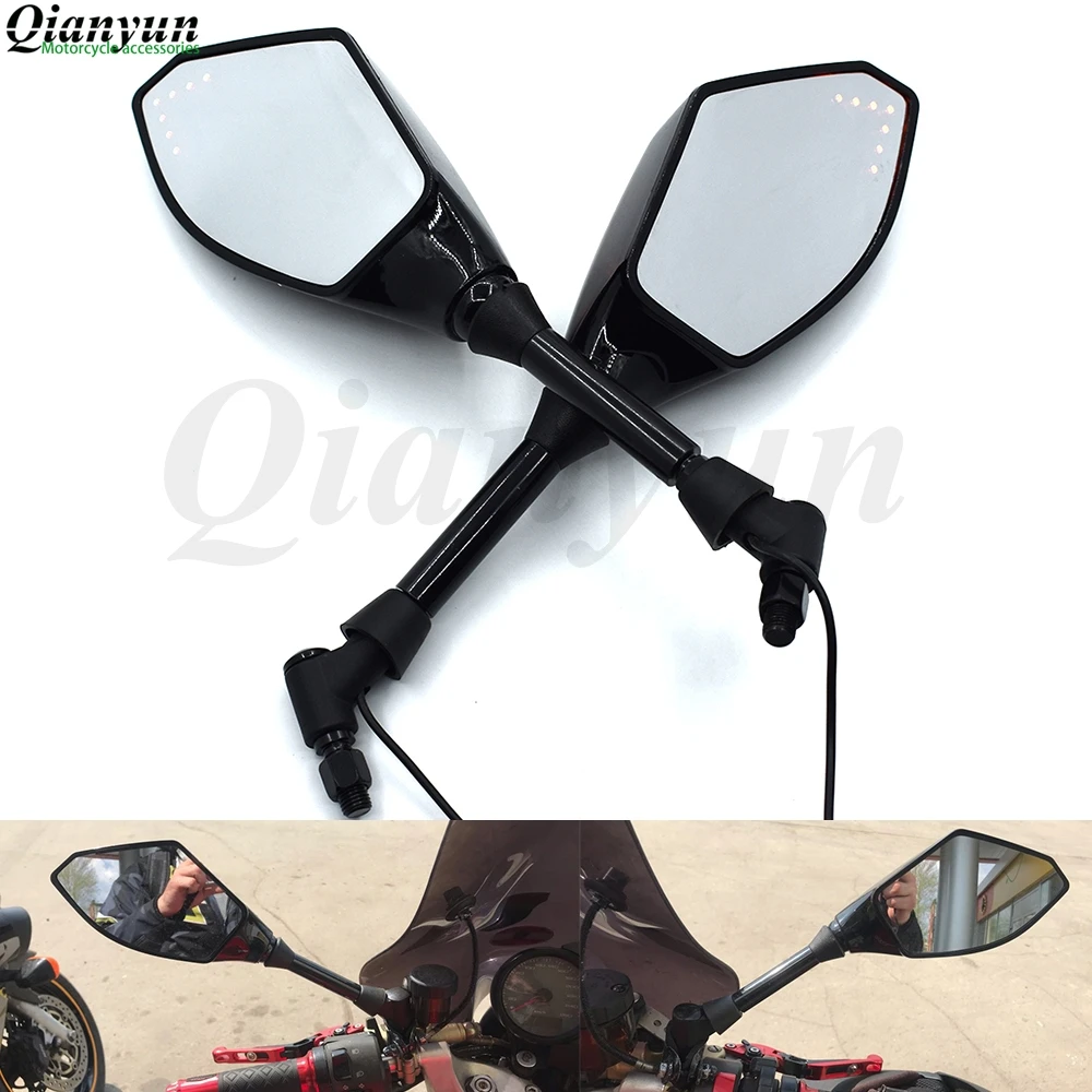 

Universal motorcycle LED turn signal rear view mirror turn signal indicator for BMW F800GS F800GT F800ST F800S F700GS F650GS