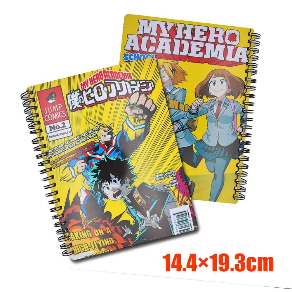 

My Hero Academia Midoriya Izuku Spiral Notebook Blank Paper Notepad Diary Journal Office School Supplies Student Gift Pocketbook