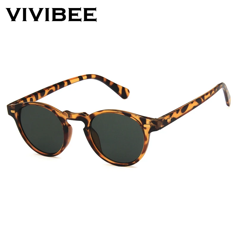 VIVIBEE Men Fashions 2019 Oval Small Sunglasses Clear Classic UV400 Sun Glasses Trends for 2019 Transparent Shades for Women