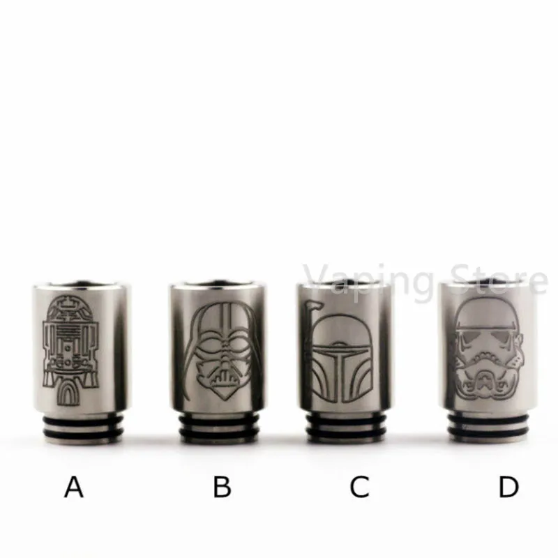 

Star War Stainless Steel 810 Drip Tip for Ijoy Avenger Sense Blazer Pro and All 810 & Goon Sized Tanks