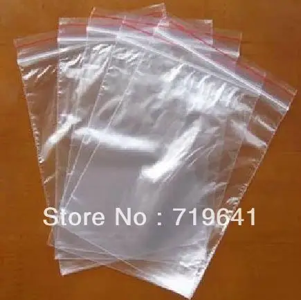 500 GRIP SEAL BAGS Self Resealable Clear Polythene Poly Plastic Zip Lock 
