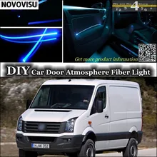 NOVOVISU для Volkswagen VW Crafter Volt LT3 интерьерный светильник окружающего воздуха, настроенный атмосферный волоконно-оптический светильник, дверная панель освещения