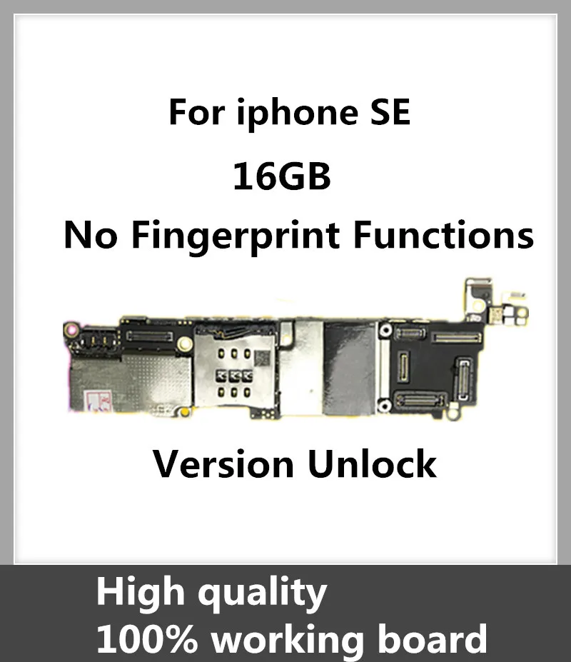 Новое поступление 100% оригинальная материнская плата для iPhone SE 16 ГБ