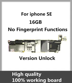 

New Arrival 100% Original Motherboard For iPhone SE 16GB Unlocked Mainboard IOS Installed No Touch ID Logic Board