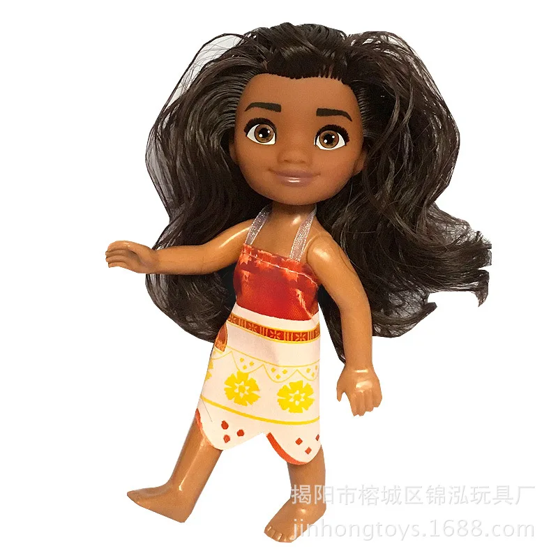 16 см Моана принцесса Легенда Мауи Heihei куклы ПВХ милые модели игрушки Фигурки Игрушки для девочек Детский Рождественский подарок детские игрушки - Цвет: 1pcs opp bag