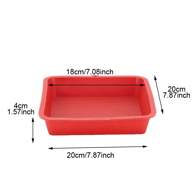 Square Stripe Silicone Bread Pan Bakery Dessert Mousse Decor Tray Cream Pastries Bakeware Baking Accessories For Sponge Cake