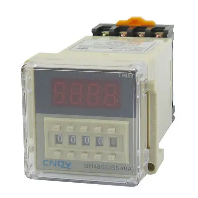 

DH48S-2ZH Power on Time Delay Relay 8-Pin DPDT 0.01S-9999H AC 48V w Socket