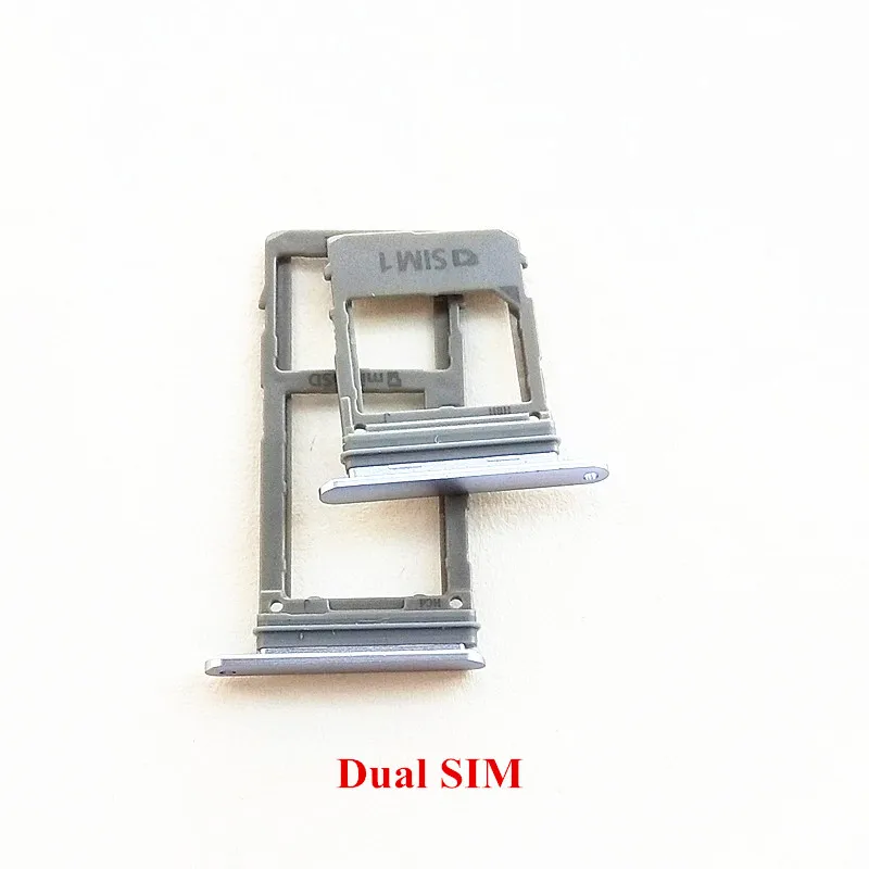 

10Ssets/Lot Single / Dual SIM Card Tray Slot Holder Micro SD Card Tray Holder Adapter for Samsung Galaxy A8 2018 A530