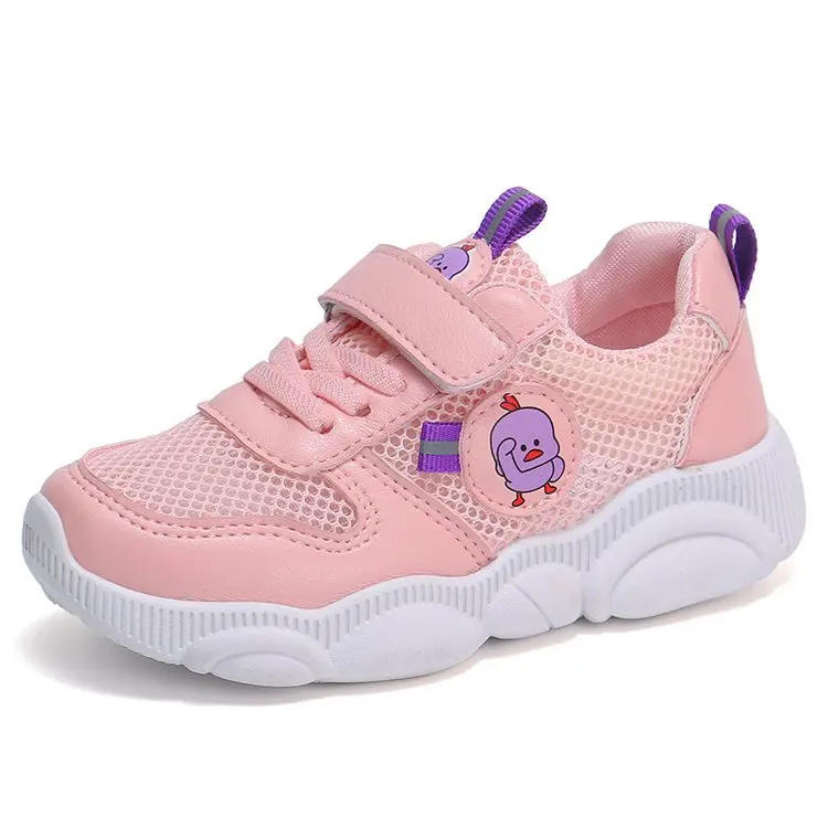 

Children's Breathable Mesh Sports Shoes 2019 Summer Cubs Shoes Male Girls Yellow Duck Casual Shoes