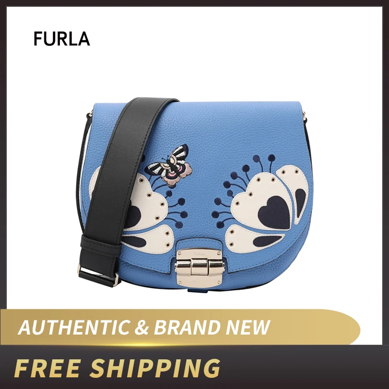 Кожаная сумка через плечо FURLA CLUB S BNI5/BNI6/BNI7 | Багаж и сумки