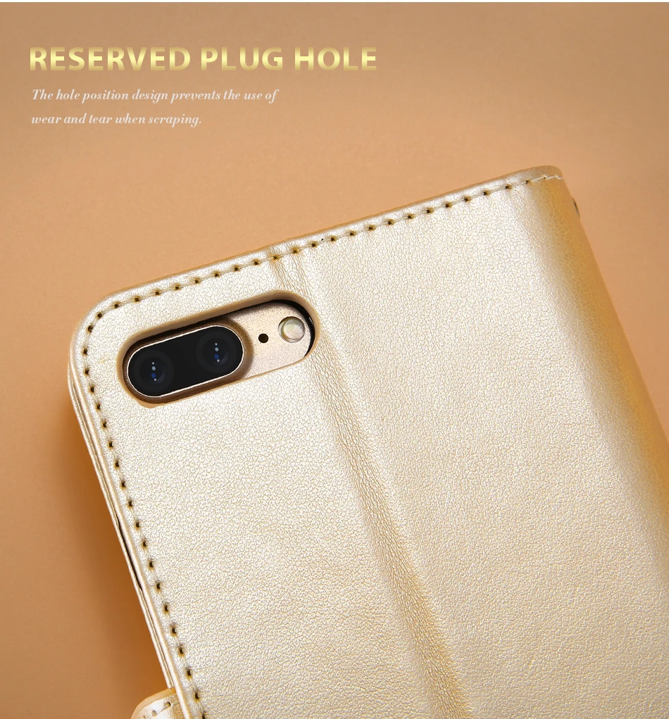 leather stand wallet case for iPhone 6 6s 7 7 Plus 5s SE Case (4)