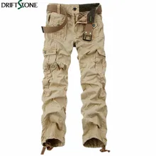 Мужские летние брюки с несколькими карманами в стиле милитари, мужские осенние брюки-карго, мужские хлопковые повседневные длинные брюки высокого качества на открытом воздухе для мужчин
