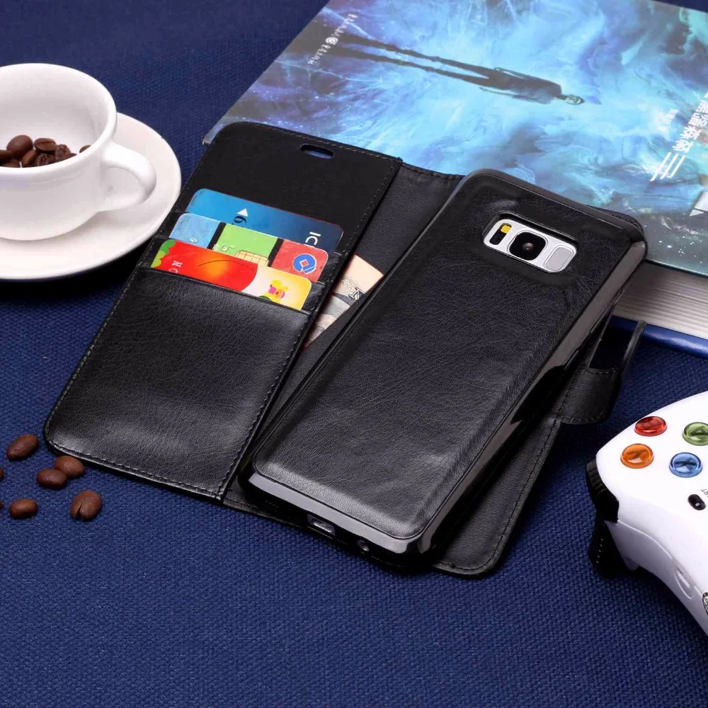 

Leather Phone Bag Case For Samsung S8 S7 S6 S5 Note 8