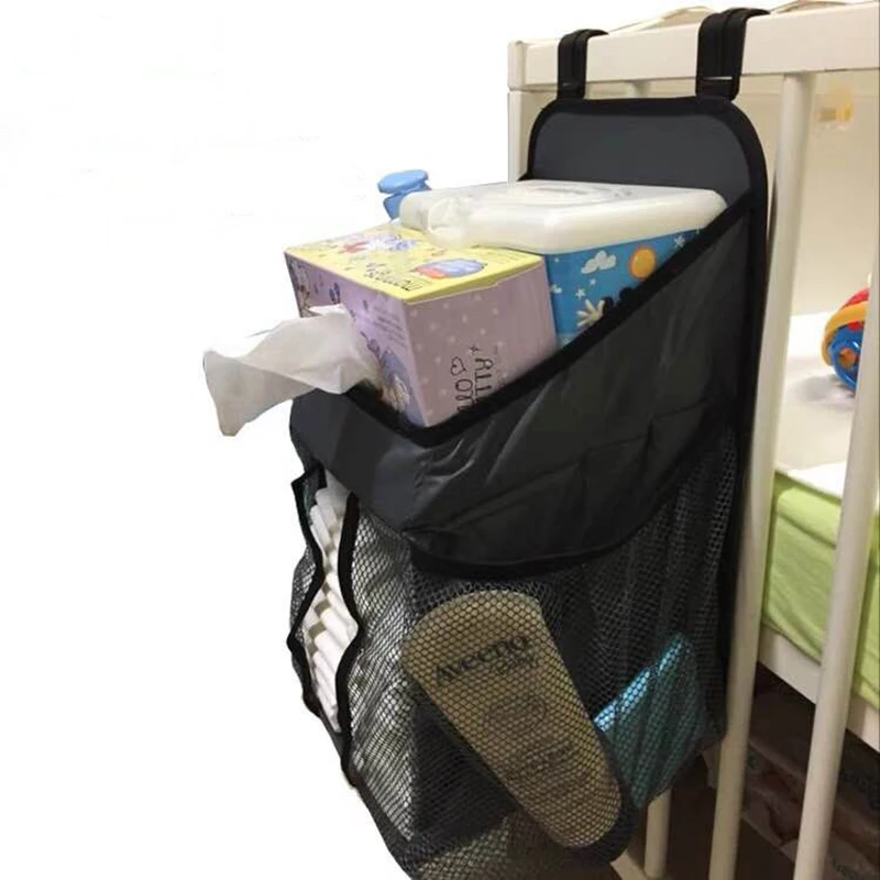 Saco de Fraldas Organizador de Cabeceira de Armazenamento Armazenamento de Fraldas Bebê Berço Cama Infantil Pendurado Saco Portátil à Prova d' Água de Fraldas Berço Cama 5 de cabeceira fralda armazenamento berço saco cama