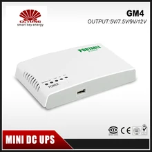 Mini Portable UPS 5V/9V/12V DC Output Online Power Supply With Lithium Battery Max 6hours Backup Time for CCTV & Modem Equipment