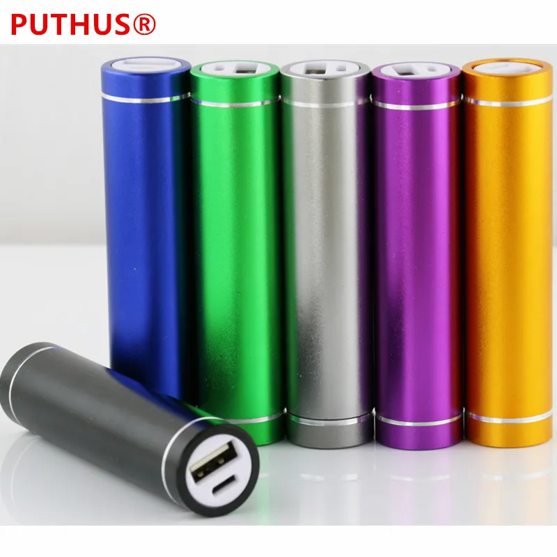 Универсальный Бесплатная Сварка 5В/1а USB внешний аккумулятор корпус цилиндр