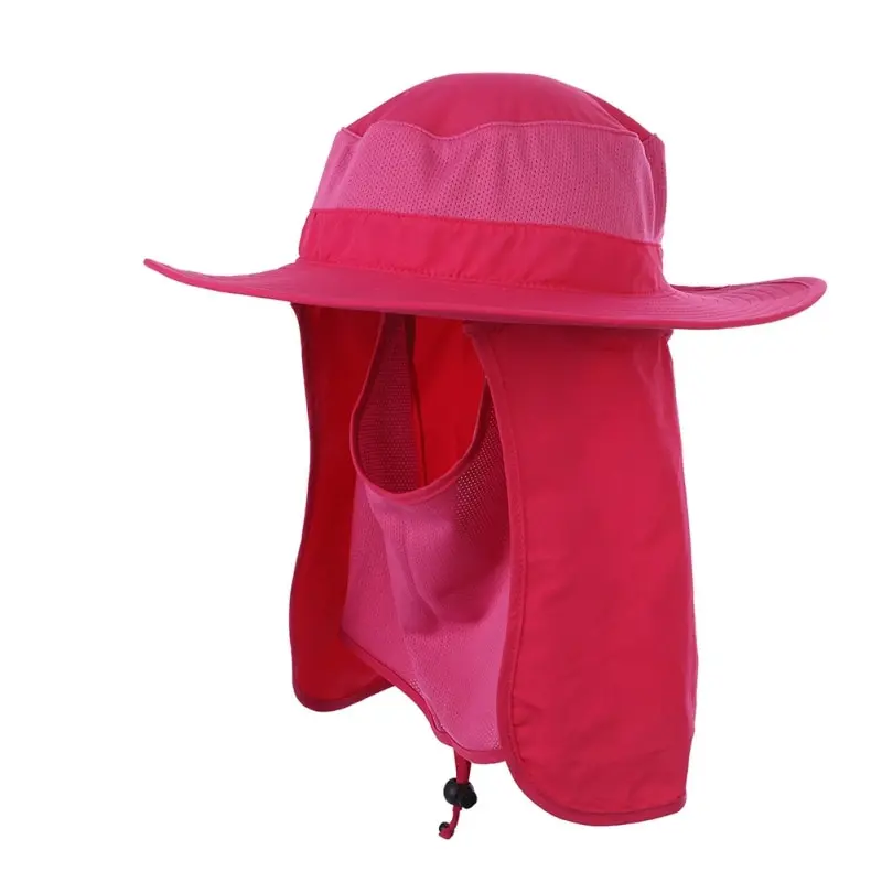 *Outdoor Sport Hiking Visor Hat UV Protection Face Neck Cover Fishing