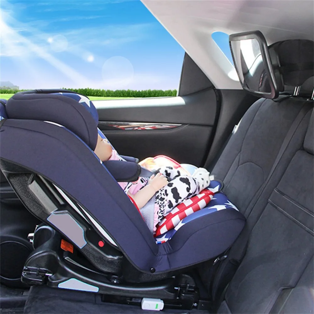Горячая Автомобильная безопасность широкий вид зеркало для обзора заднего сиденья задний ребенок уход за младенцем безопасность детский монитор подголовник крепление автомобиля аксессуары