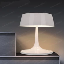 Светодиодная настольная лампа Lustre современные настолные лампы для чтения, лампа для учебы, прикроватная лампа для спальни, металлический абажур, дизайн домашнего освещения, лампы