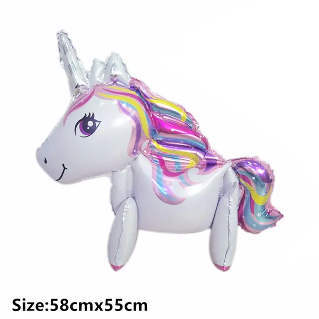 1Pc Giant Unicorn Balloons Inflatable Rainbow Animal Balloon Baby