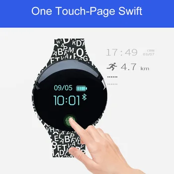 

Fashion Touch Screen Smart Wristband Bluetooth Watch Sleep Monitoring Sports Pedometer Real-Time Activity Tracker