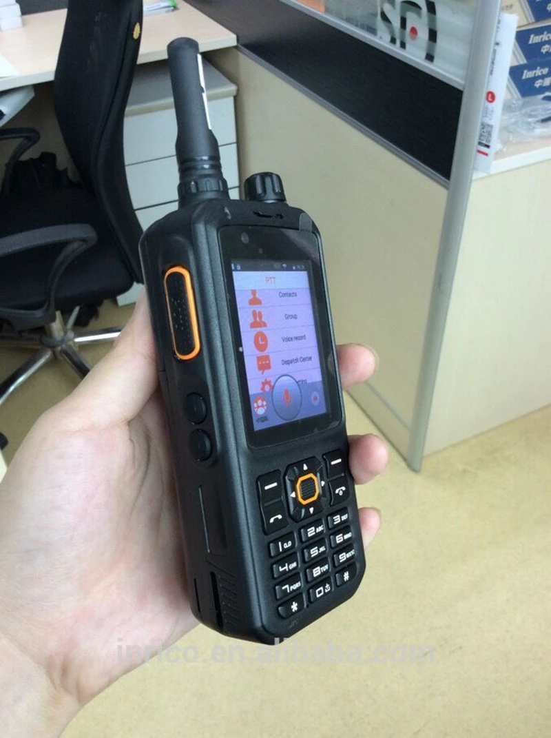 Inrico T298S SIM 3g WCDMA Walkie Talkie мобильный телефон 4000 мАч батарея с сенсорным экраном радио для сети общего пользования Android