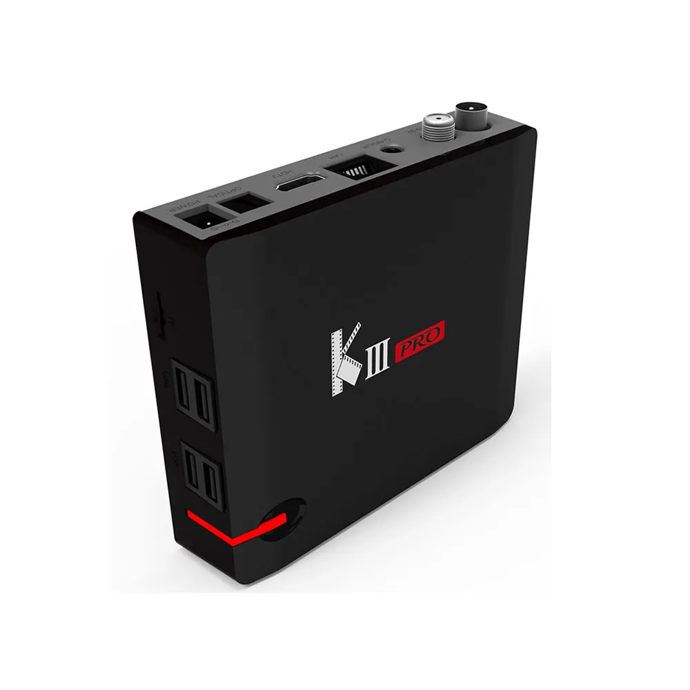MECOOL 1600KIII برو DVB-S2 DVB-T2 DVB-C فك الروبوت 7.1 التلفزيون مربع 3 GB 16 GB K3 برو Amlogic S912 الثماني النواة 64bit 4 K كومبو مجموعة أعلى مربع