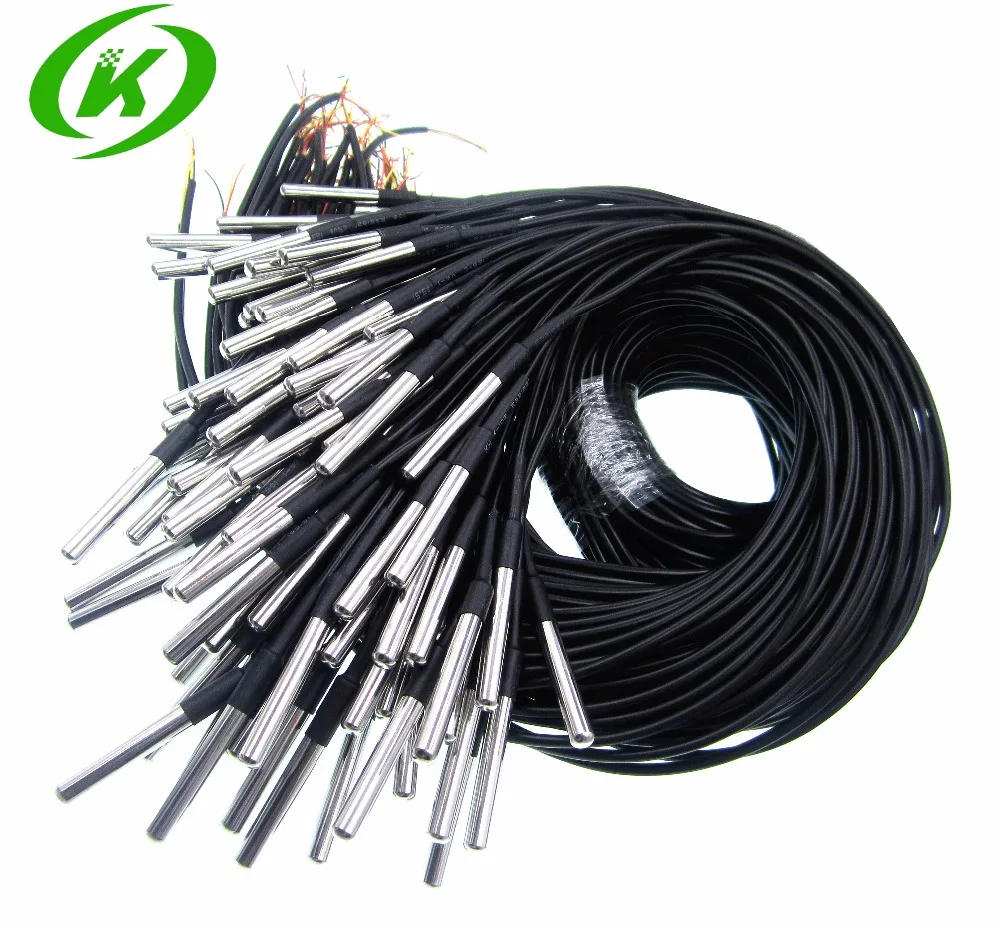 Водонепроницаемый датчик температуры из нержавеющей стали DS1820 Температурный 10
