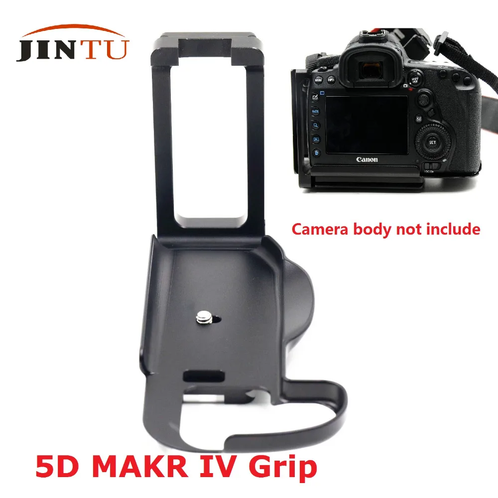 JINTU Metal QR Quick Release L-Plate Bracket Camera Vertical Grip for Canon 5D Mark IV 5D4 5DIV Arca Swiss ASS RRS Benro Fotopro