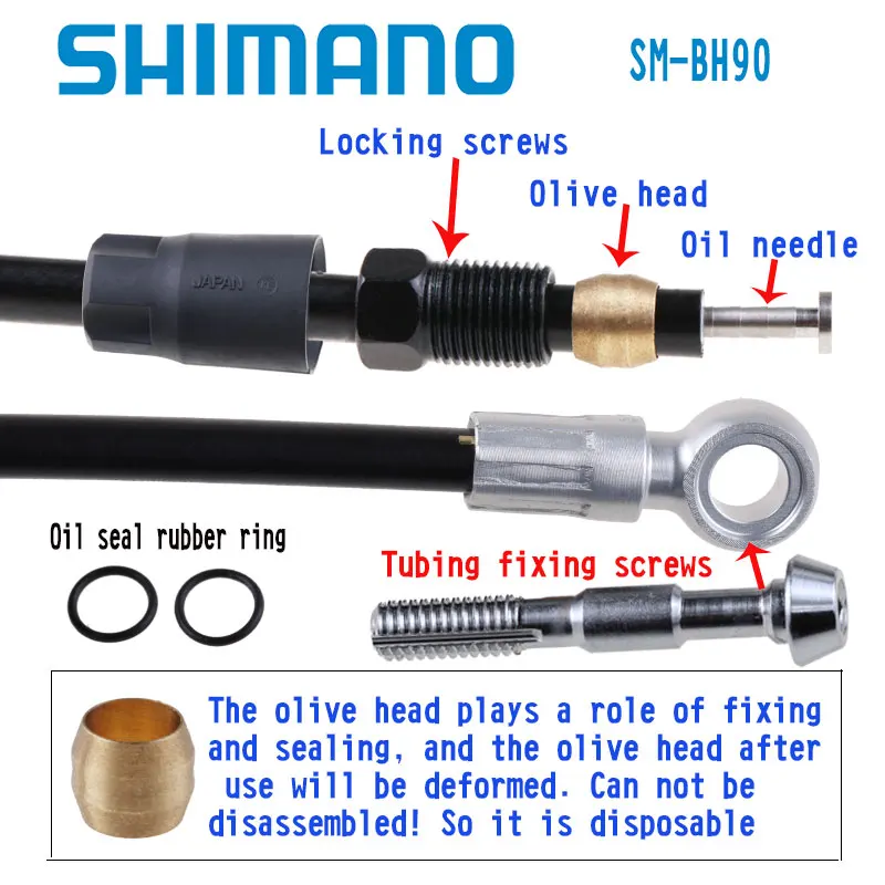 Shimano for Brake Cable Set XTR//XT//SLX SM-BH90-SB
