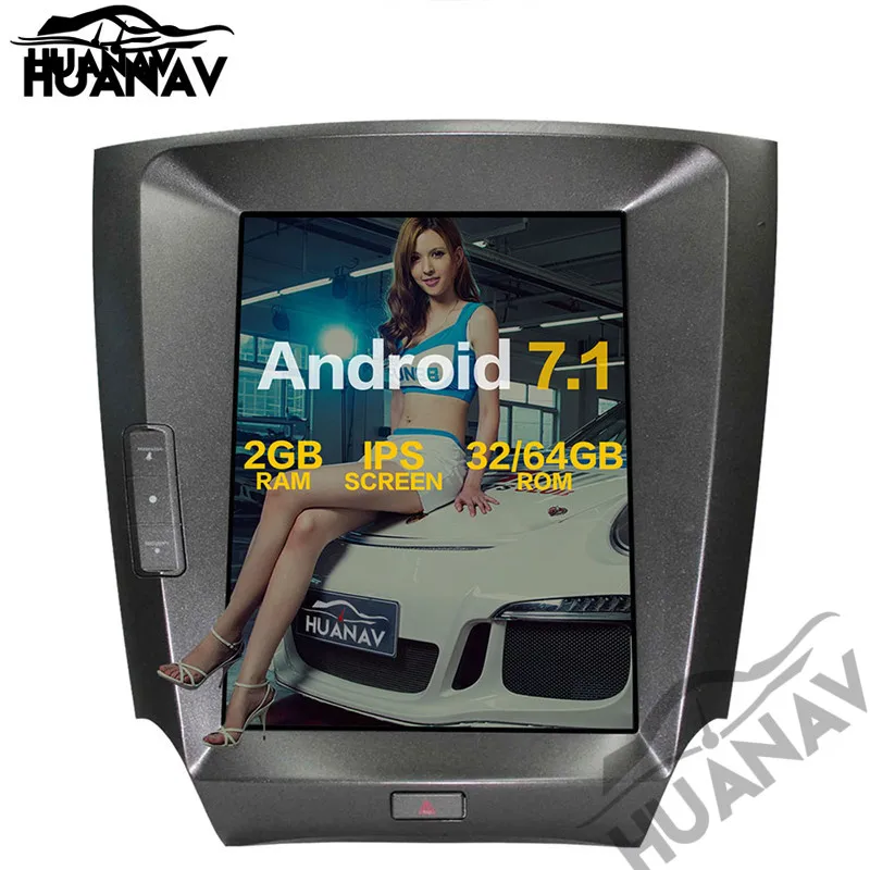 Автомагнитола Tesla style без DVD плеера GPS навигация для lexus IS200 IS250 I300 2004 2010