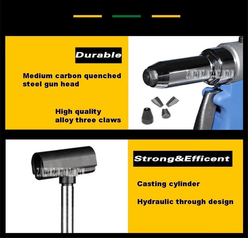 PT5000 пневматический клепальный молоток тянущий гвоздь Заклепка машина вытяжная заклепка пистолет-распылитель для 3-5 мм оксид алюминия, Алюминий/железа/Нержавеющая сталь заклепки 0,5-0. 7 МПа