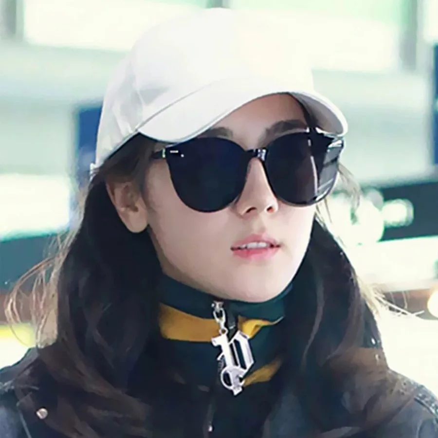 Новые корейские нежные дизайнерские женские солнцезащитные очки с монстрами Модные женские элегантные солнцезащитные очки Мужские Винтажные Солнцезащитные очки Звездная версия