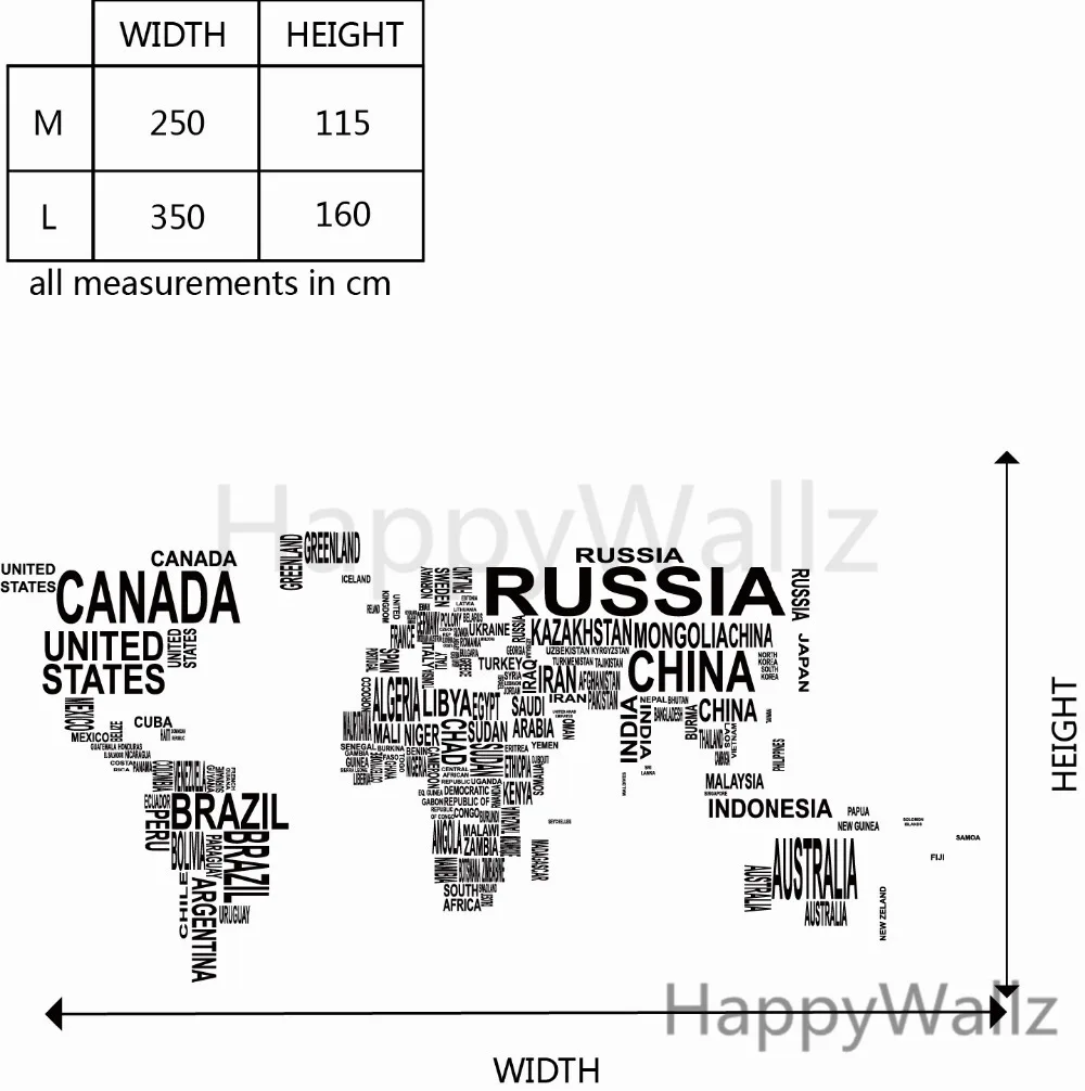 Карта мира стены Стикеры карта мира Наклейка на стену 3D современные обои карта Наклейки на стены украшения современный декор M35