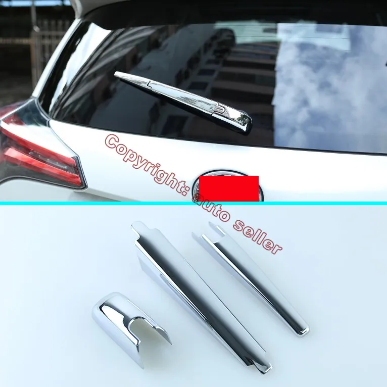 

For Toyota RAV4 2016 2017 ABS Chrome Rear Window Wiper Nozzle Cover Trim Car Accessories Stickers W4